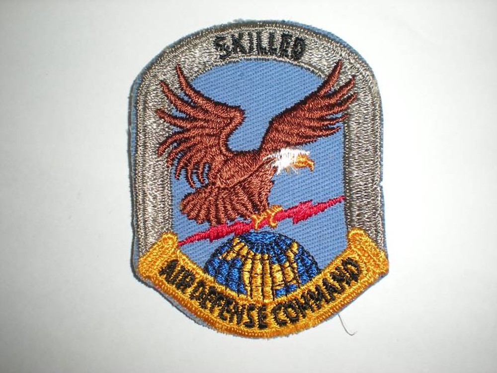 USAF AIR DEFENSE COMMAND SKILLED PATCH -COLOR