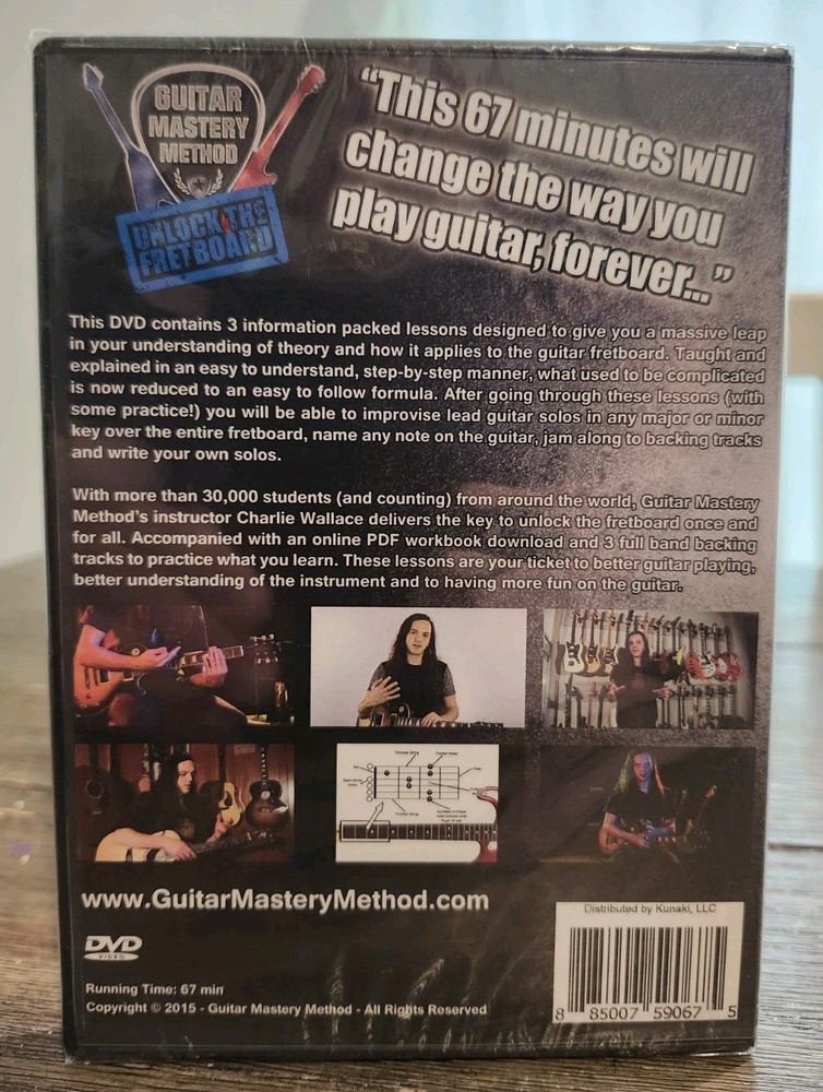 Guitar Mastery Method: Unlock the Fretboard (DVD-R, 2015) Lessons Tutorials