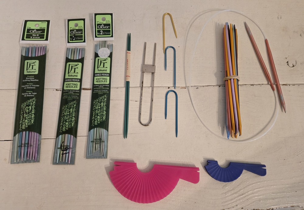 Takumi Bamboo Knitting Needles with extras