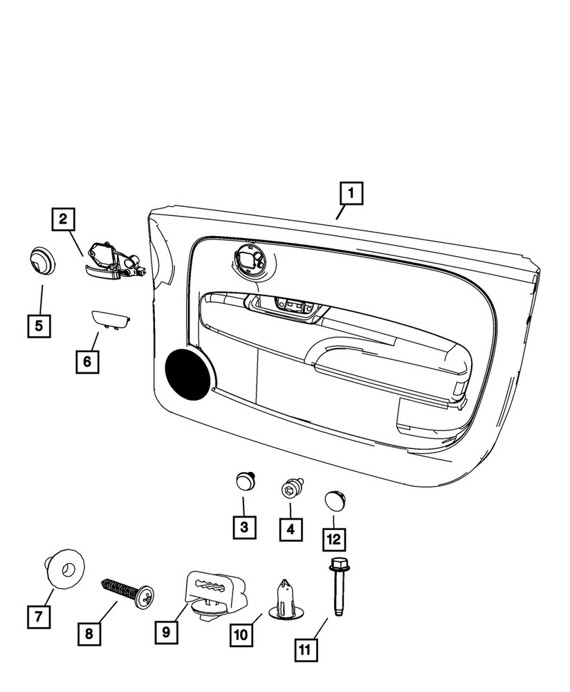 Genuine Mopar Pin 68125509AA