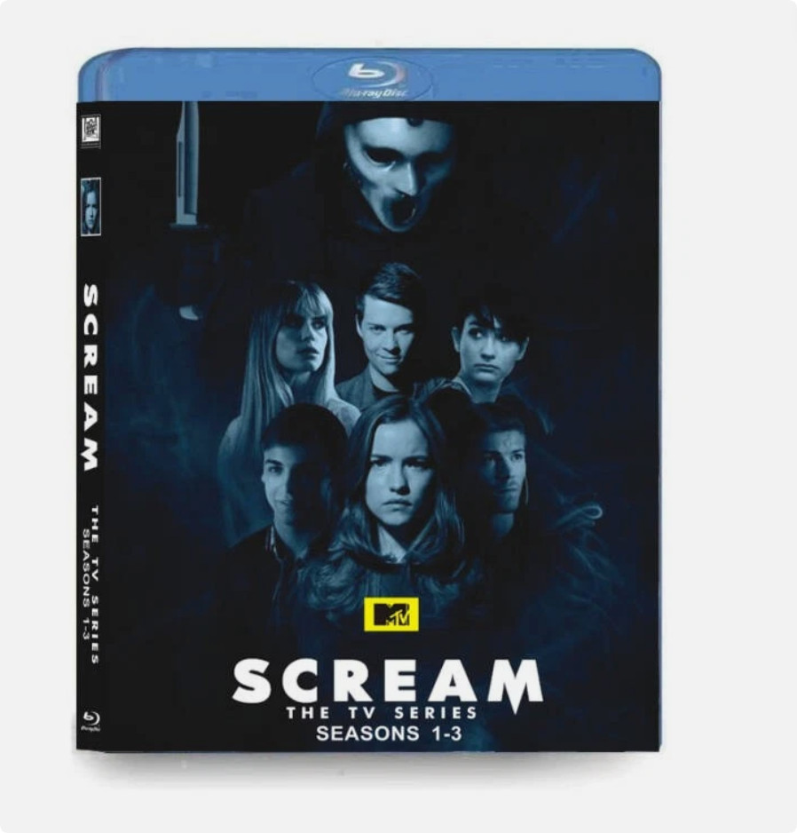 Scream 电视剧第 1-3 季:BD 3 光盘所有区域套装英语音频-