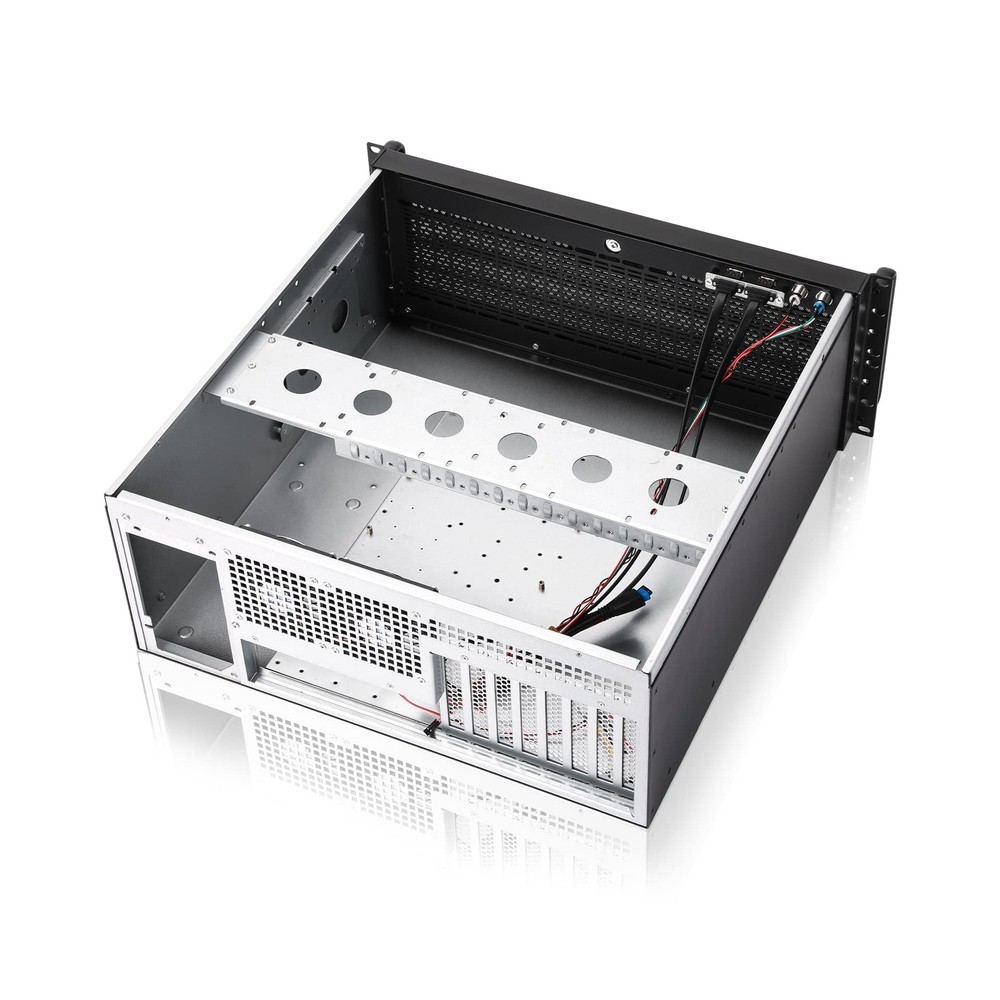 RackChoice 4U rackmount Server Chassis Support Liquid Cooling AIO Cooler Comp...
