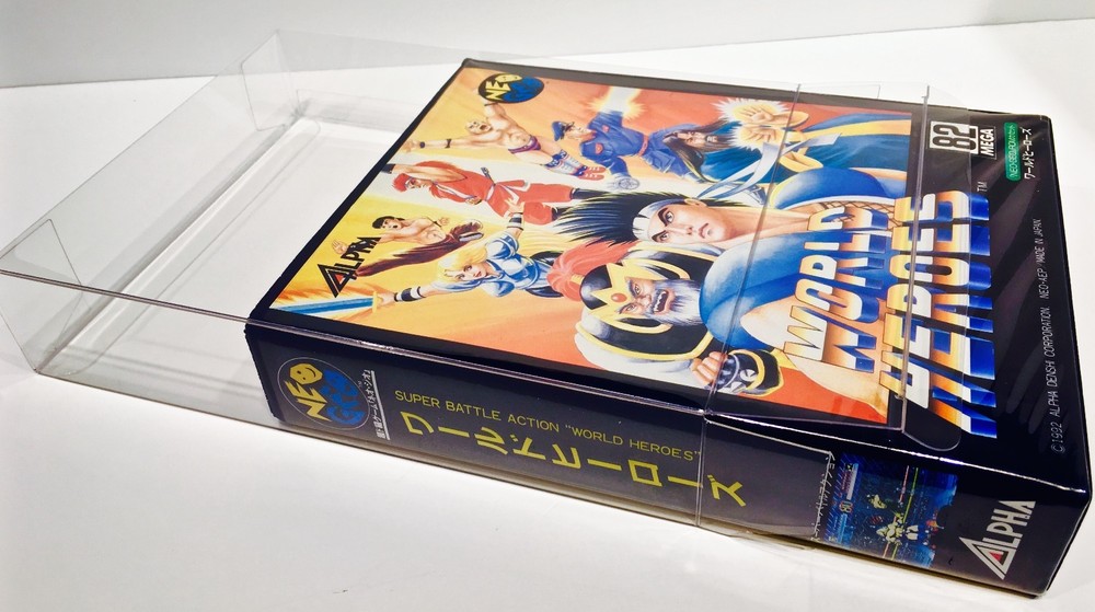 1 Box Protector For NEO GEO AES Game Boxes Standard / Clamshell Read! Custom