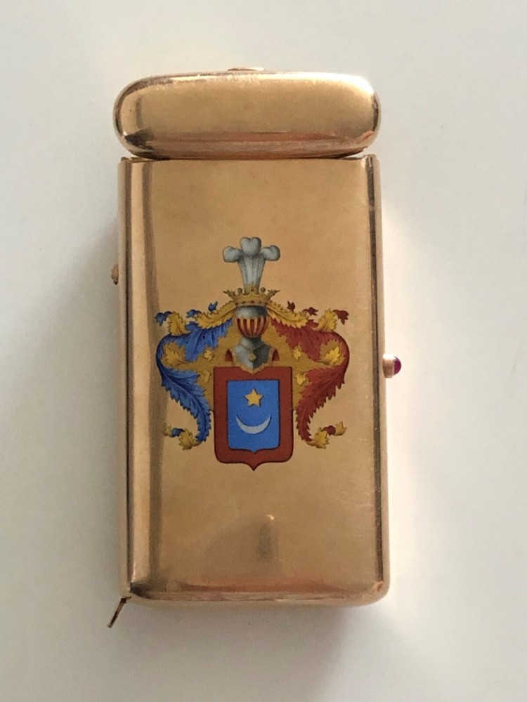 Russian Gold Cigarette Case