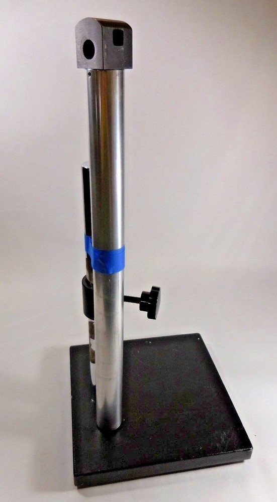 Microscope Stand Base 10x10in - Vertical 15in + Horizontal Arms + Stop Collar
