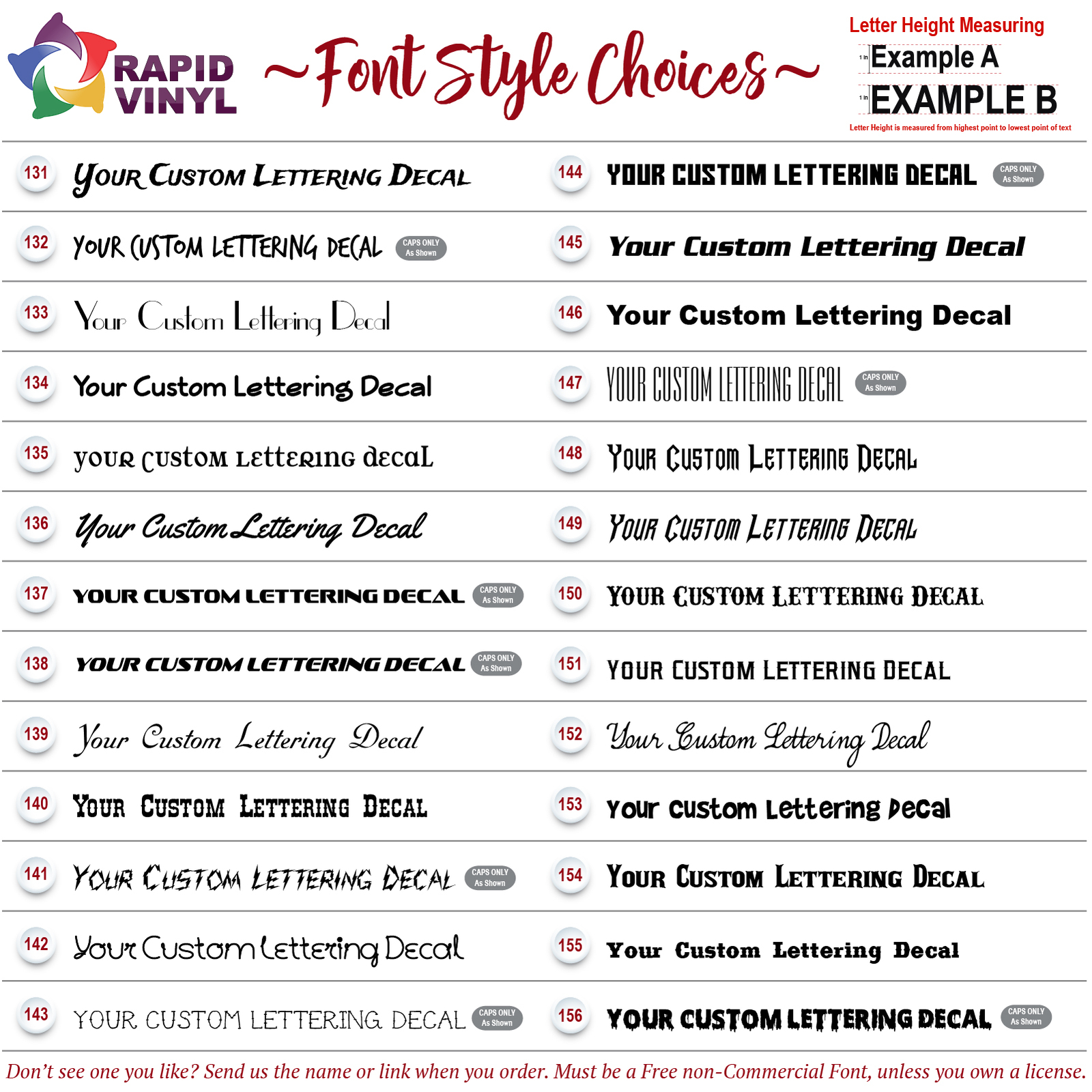 Custom Text Vinyl Decal Sticker Car Window Bumper Letters Numbers Lettering Name