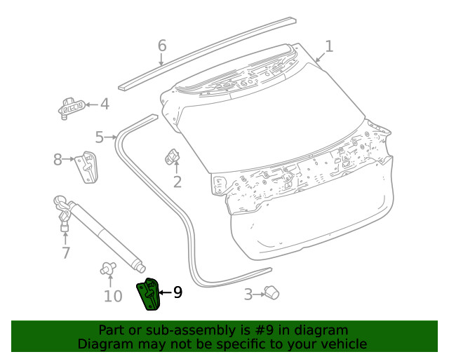 Genuine GM Lower Bracket 85525986