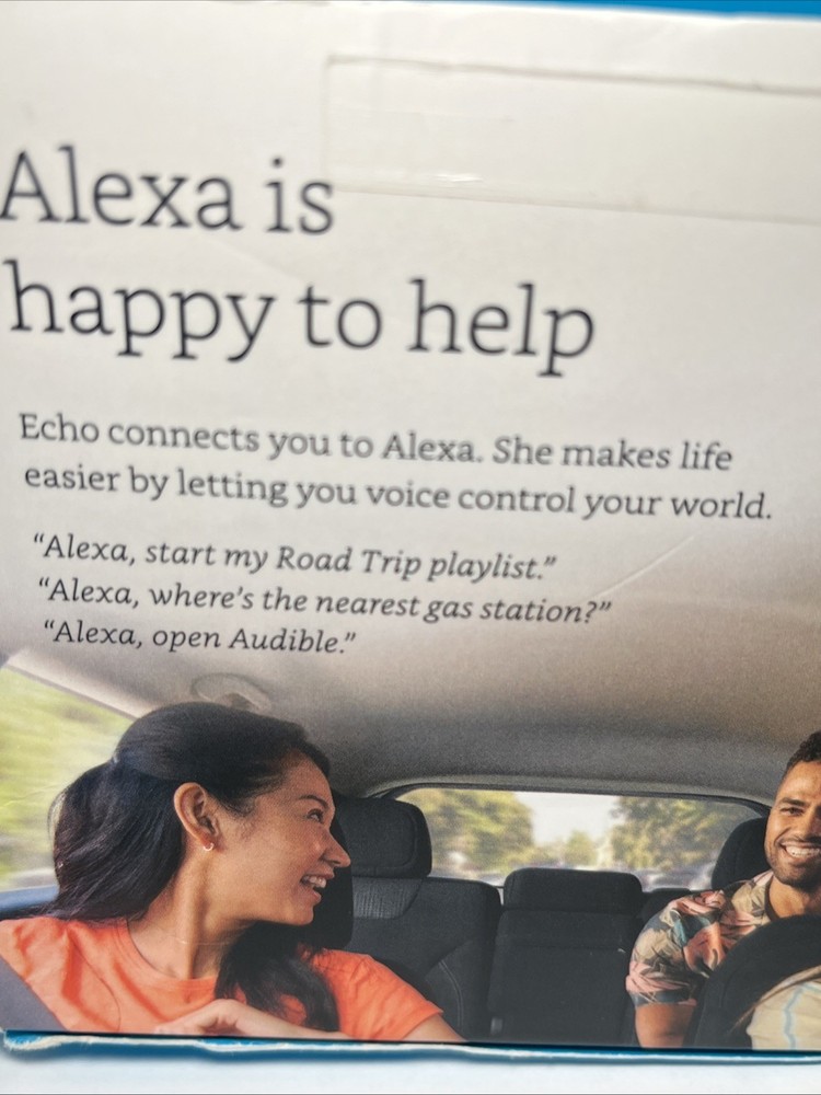 Amazon Echo Auto Hands Free Bluetooth Smart Speaker With Alexa Free Shipping