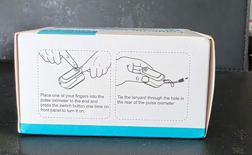 Fingertip Pulse Oximeter - Silver