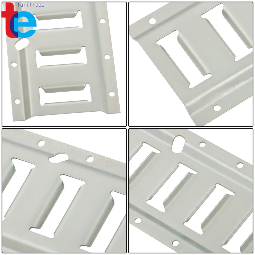 (4 Pack) 4' E Track Tie Down Rail Kit Galvanized Steel For Motorcycle Tie Downs