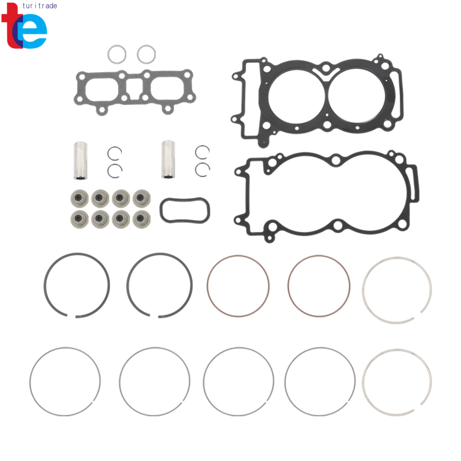 Cylinder Crankshaft Engine Rebuild Kit For Polaris Ranger Crew XP 1000 2014-2018
