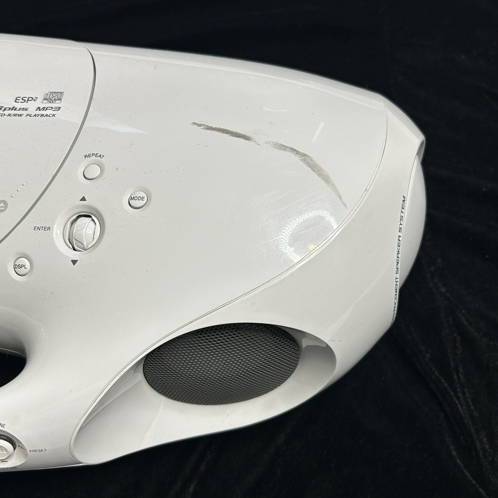 Sony BOOM BOX ZS-XN30 Personal Audio System CD Player Radio Tested READ Descript