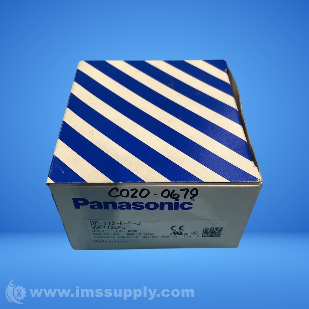 Panasonic DP-112-E-P-J Digital Pressure Sensor FNOB