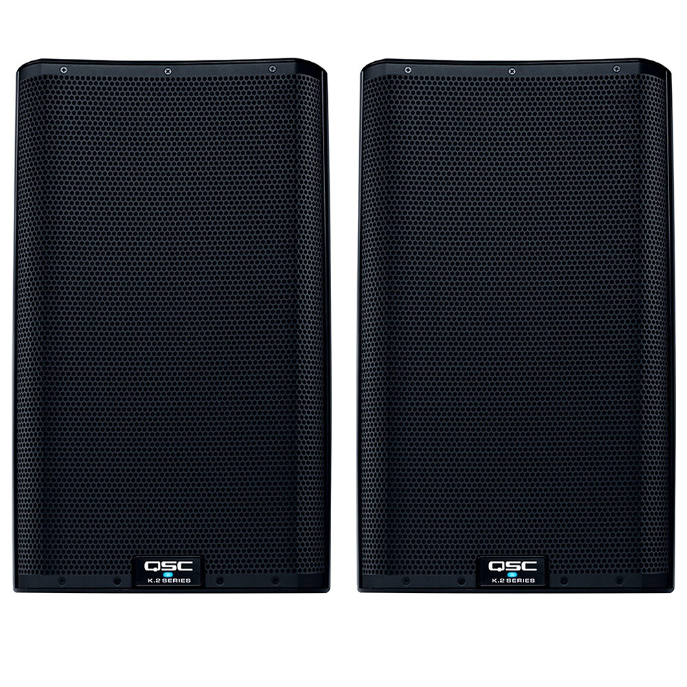 QSC K12.2 Active 12" 2000 Watt Loudspeaker (Pair)
