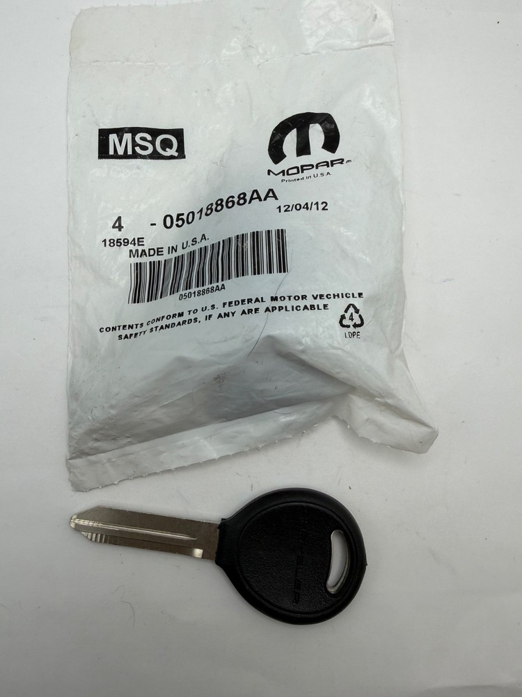 Genuine Mopar Blank Key 5018868AA