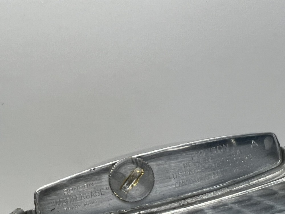 Vintage Ronson Master Case Cigarette Case And Lighter