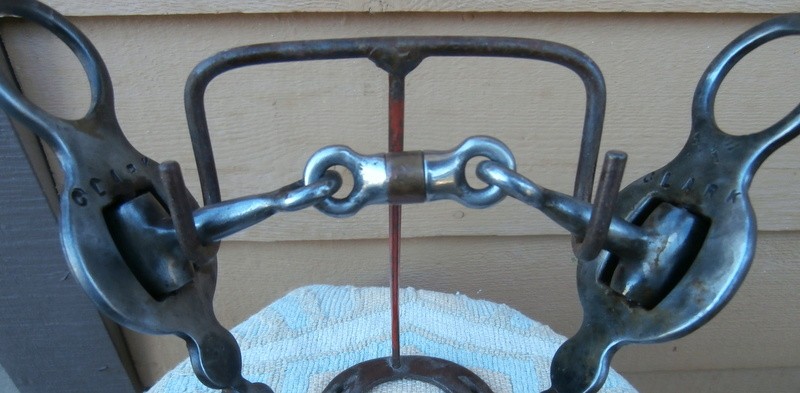 Silver Nude Cowgirl 2 in.. Silver Conchos Horse Short Shank Snaffle Bit