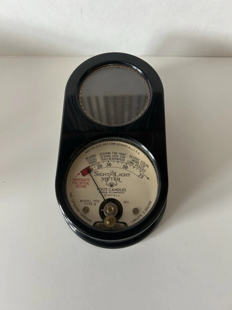 Weston Model 703 type 3 Lightometer Made In USA with Box