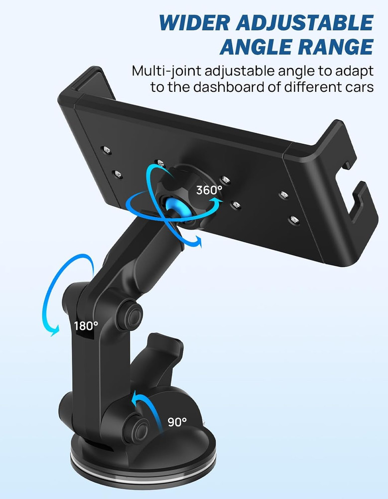 Starlink Mini Dash Mount Suction Cup Wider Adjustable Angle Car for Dashboard