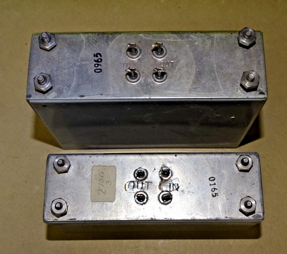 2 Bundy/Orbitronics AM Center Frequency Filters