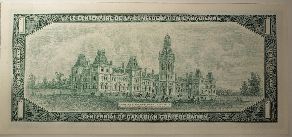 1967 Canada One Dollar Bill $1 - UNCIRCULATED