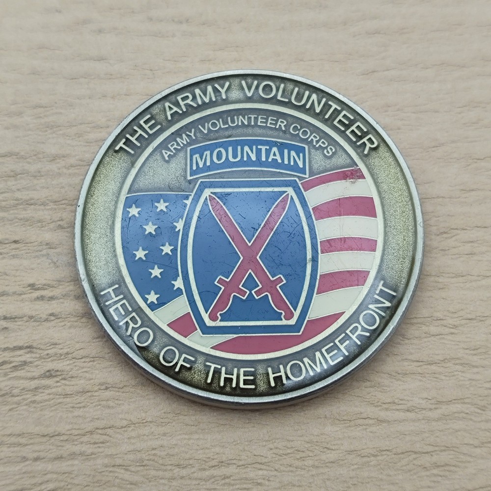 US Army Volunteer Corps Challenge Coin