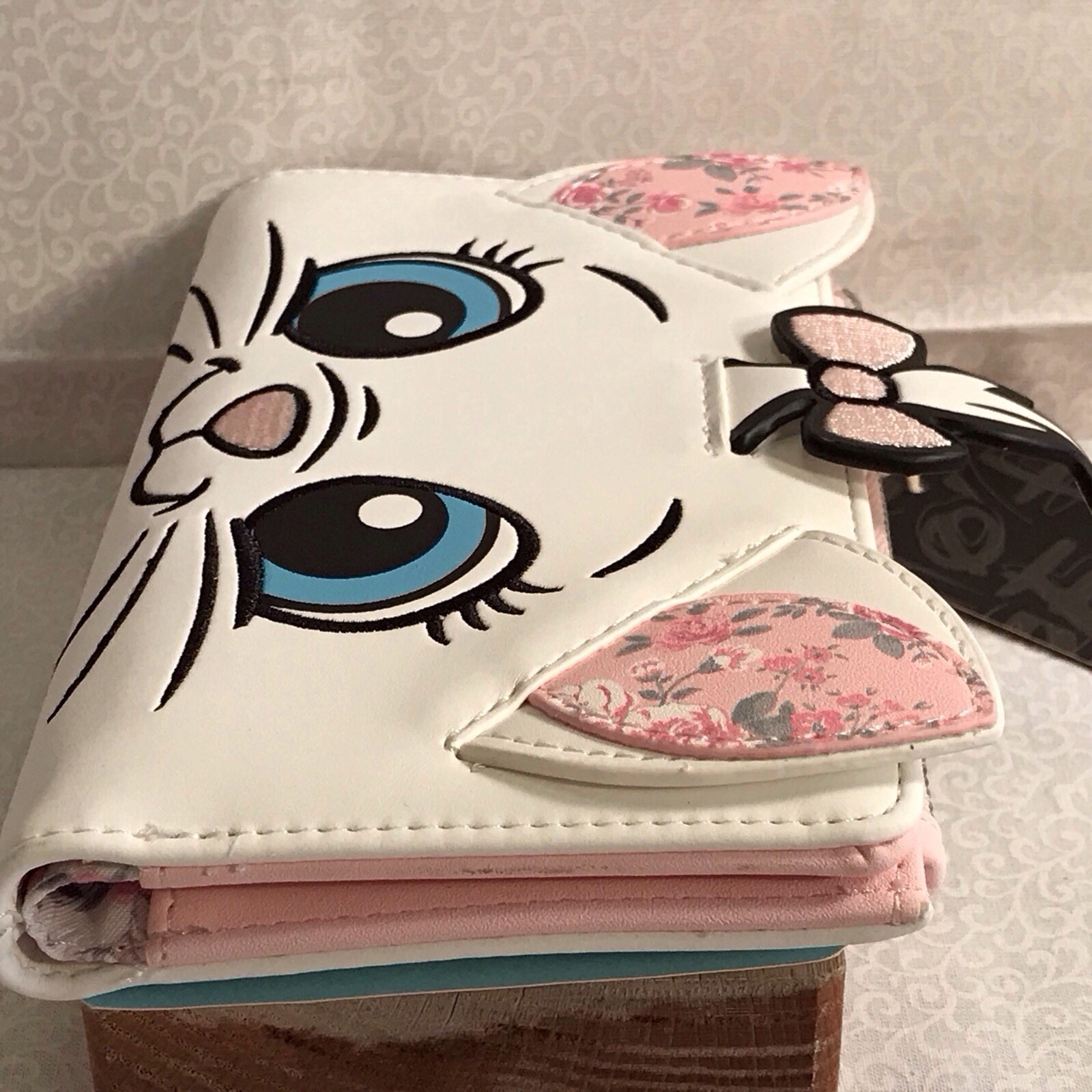 Disney Loungefly Aristocats Marie snap wallet with zip coin purse RARE HTF W/TAG