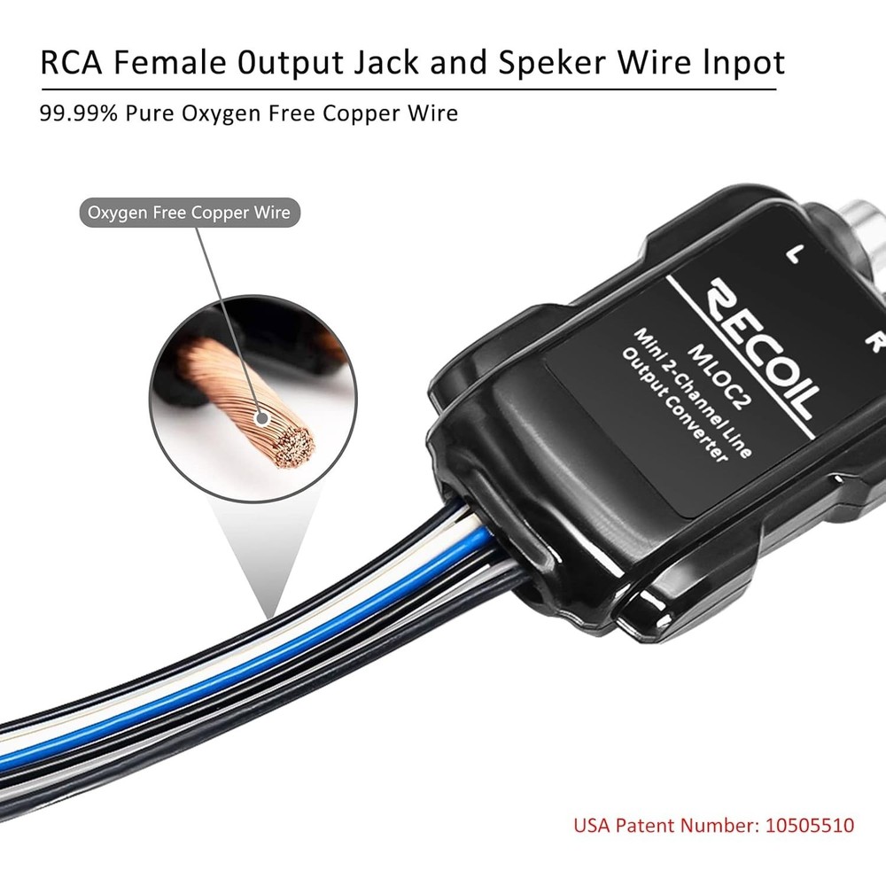 MLOC2 Compact 2-Channel Micro Line Output Converter for Enhanced Audio Quality