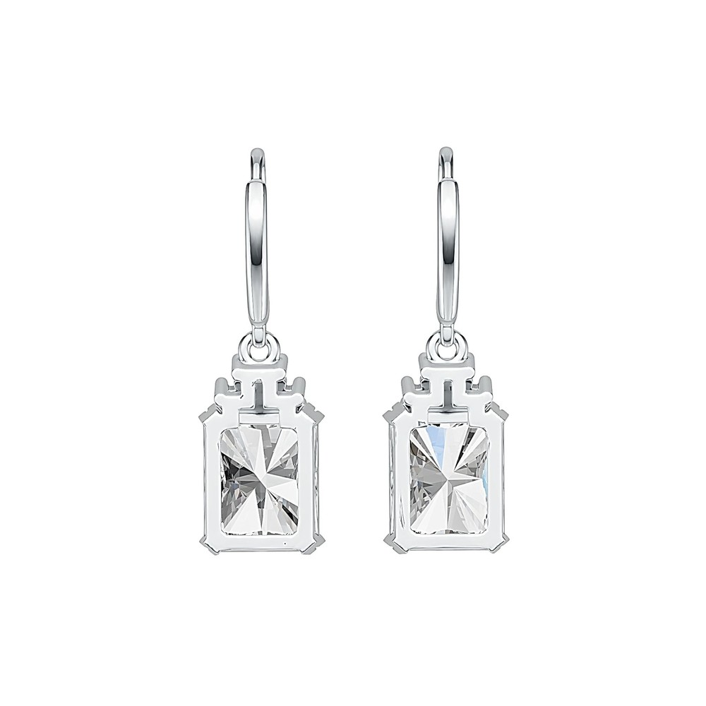 Sterling Silver Semi Mount Earrings Setting Emerald OCT 10X8mm