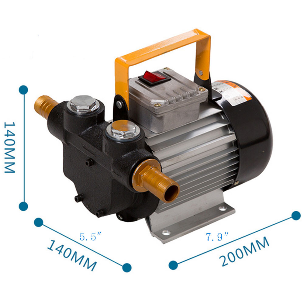 Self Prime Oil Transfer Pump 110v 16GPM Fuel Diesel Kerosene w/Hose & Nozzle