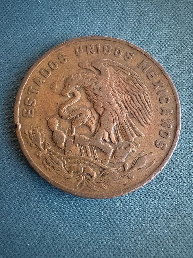 1956 Mexican Twenty Centavos