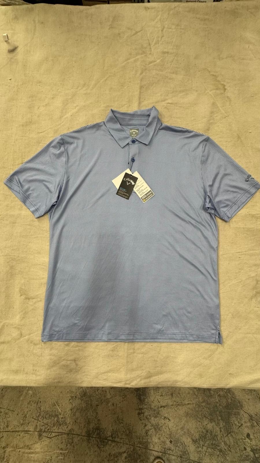 Callaway Opti-Dri Men's Blue Golf Polo Shirt Size M Lightweight