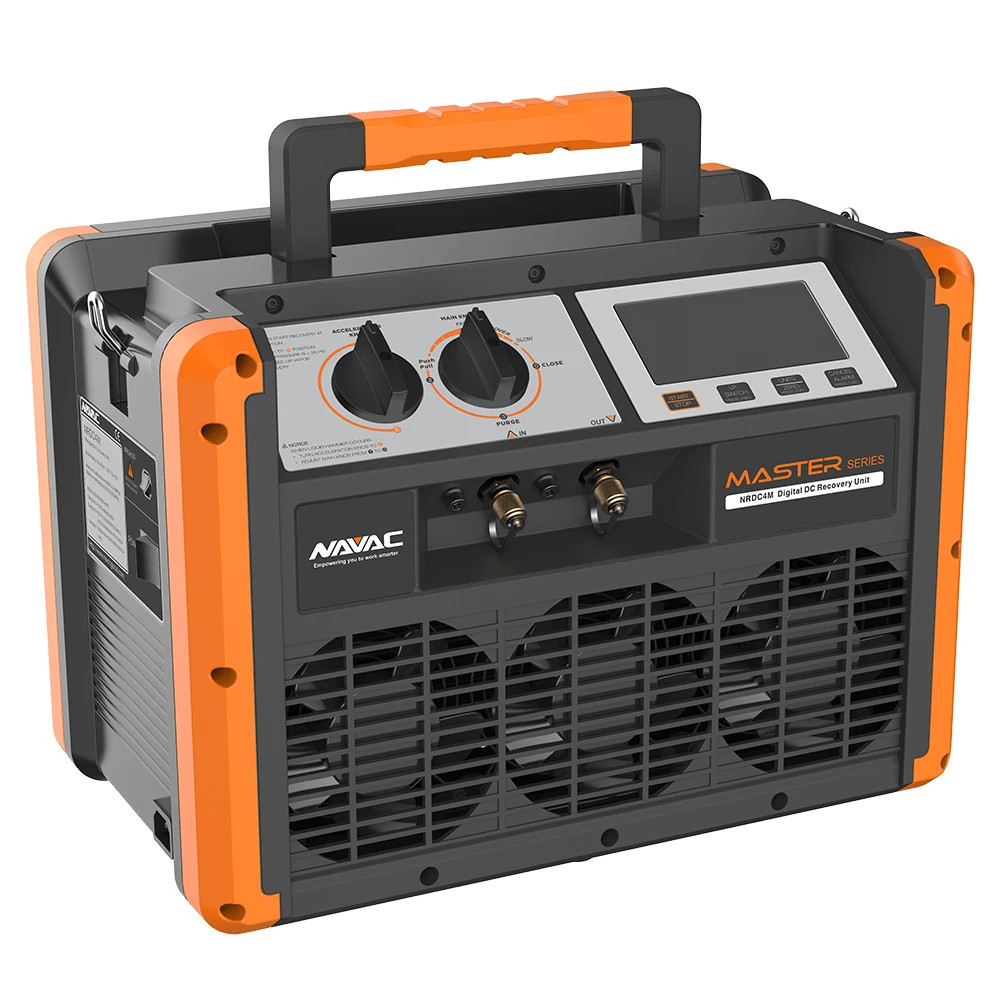 NAVAC NRDC4M Brushless DC Recovery Unit | 4-Cylinder | Dual Oil Free Compressor