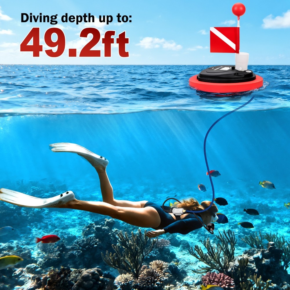 Rechargeable Hookah Dive System,Underwater Breathing Device Provides 3.5h