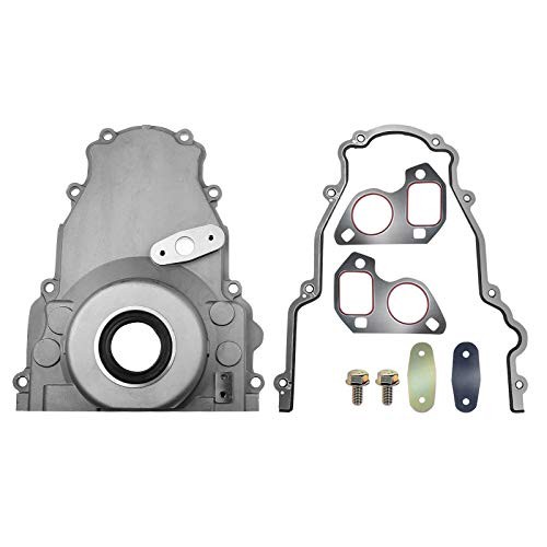 Engine Timing Cover Kit with Gasket Compatible with Chevy Silverado Express