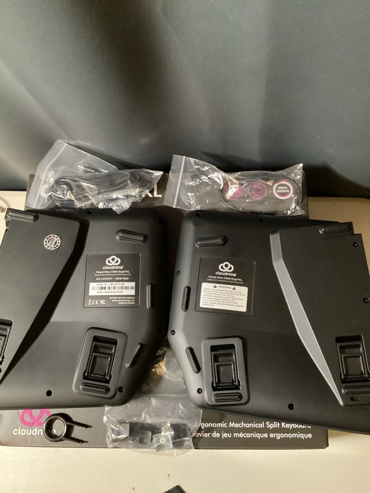 Cloud Nine ErgoTKL Ergonomic Split Mechanical Keyboard