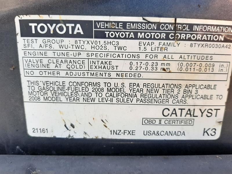 Camera/Projector Decklid Mounted Fits 06-09 PRIUS 558190