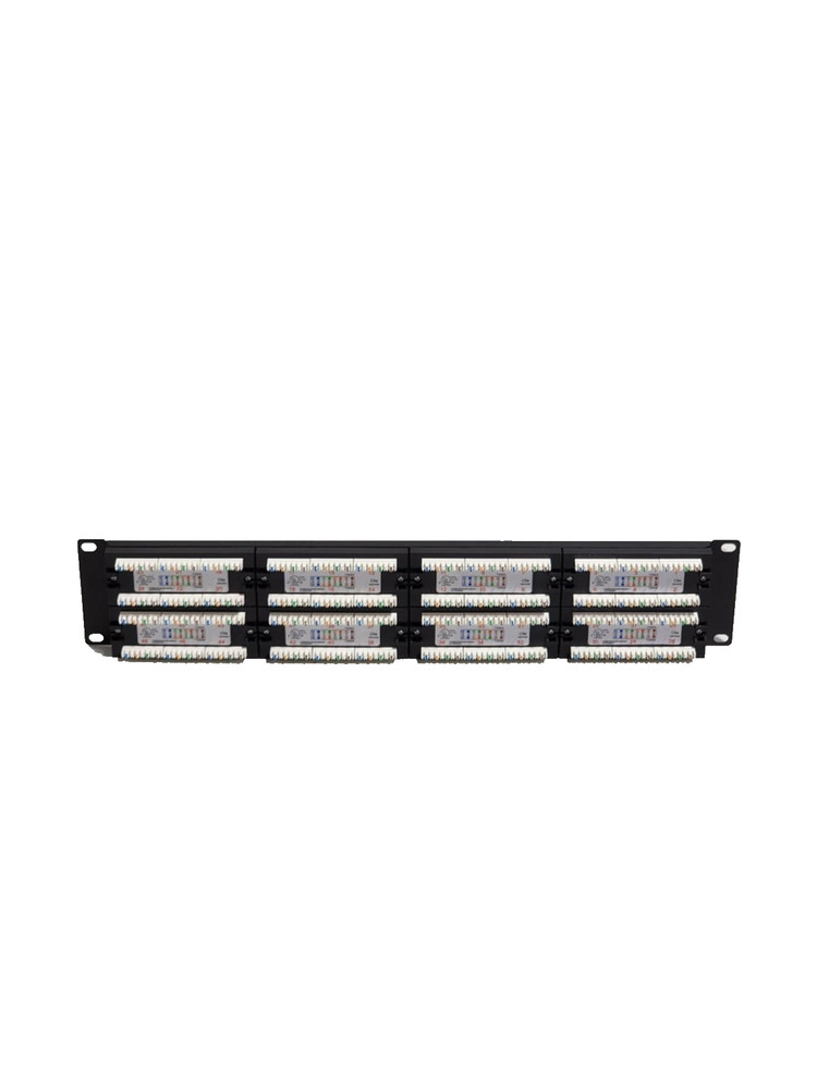 SR Components CAT5e 48-PORT RACK-MOUNT PATCH PANEL NEW.