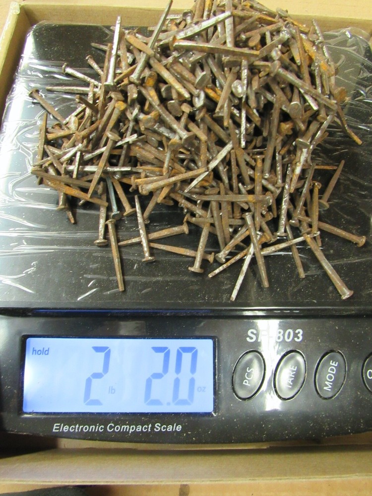 ANTIQUE CUT SQUARE NAILS 1/3/8" LONG  2+ LBS.
