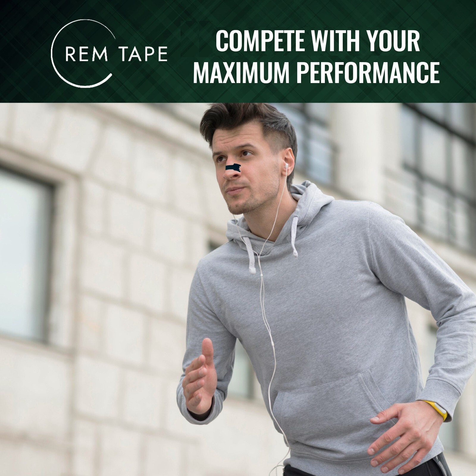 REM Tape™ Extra Strength Nasal Strips (30 Pack). Congestion and Snoring Relief.