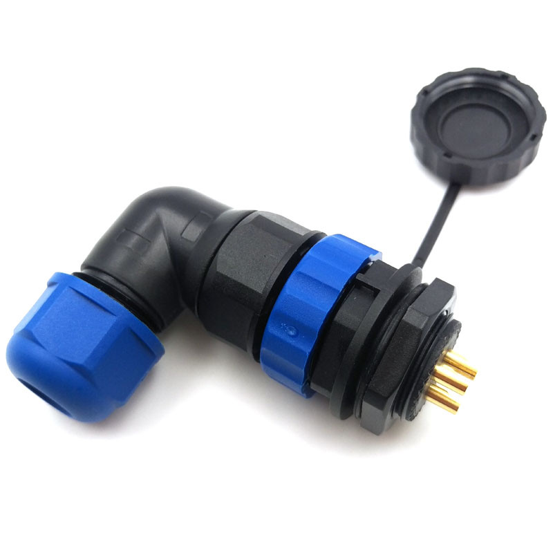 SD20 3Pin Waterproof Aviation Connectors,IP67 Electrical Wire Power Plug Socket