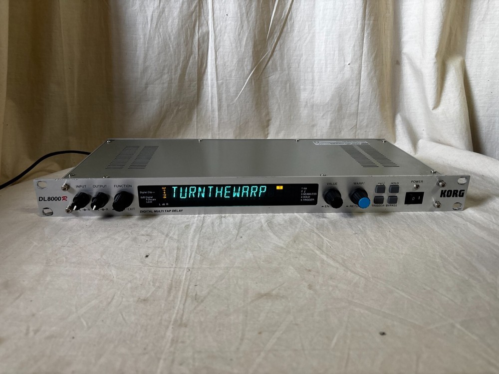 KORG DL8000R Digital Multi Tap Delay Processor w/ power supply 100V