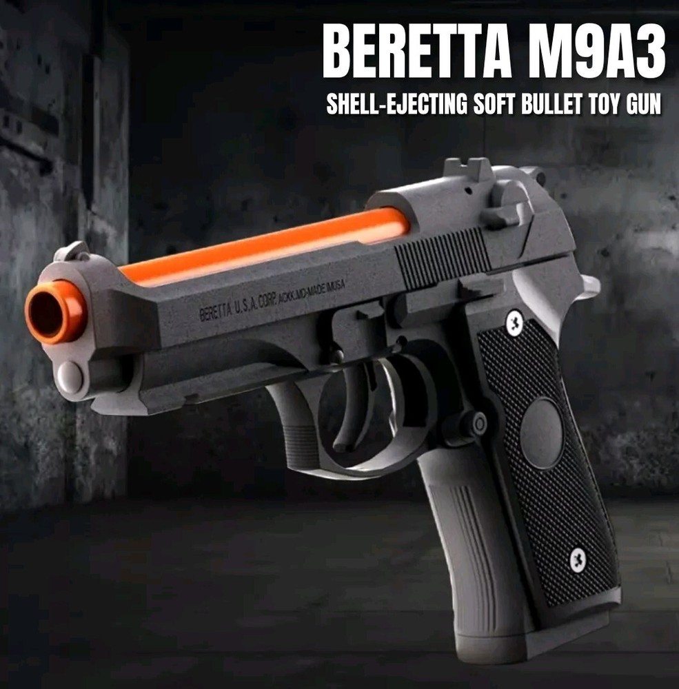 Beretta M9A3  Shell-ejecting Soft Bullet Toy Gun Pistol
