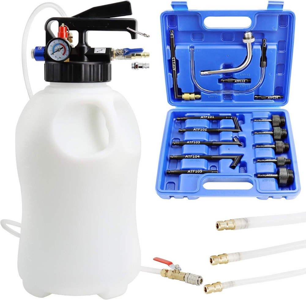 High-Capacity 10L Pneumatic Fluid Extractor with Easy Bidirectional Operation