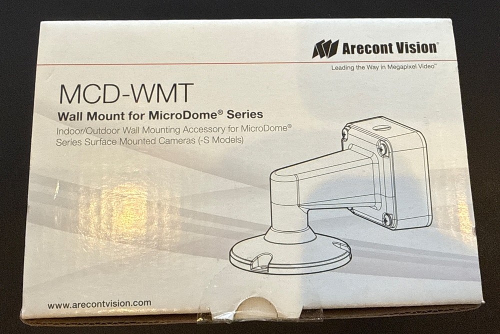 NEW Arecont Vision MCD-WMT MicroDome Wall mount Surface Mount IP Camera