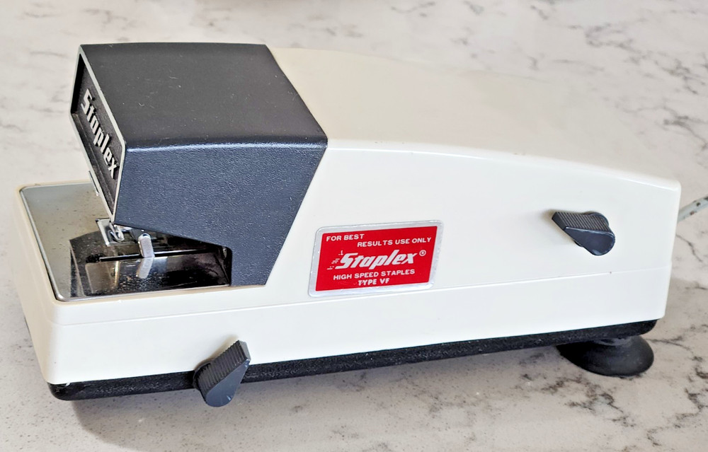 Vintage Staplex Electric Stapler 02291 Model MS