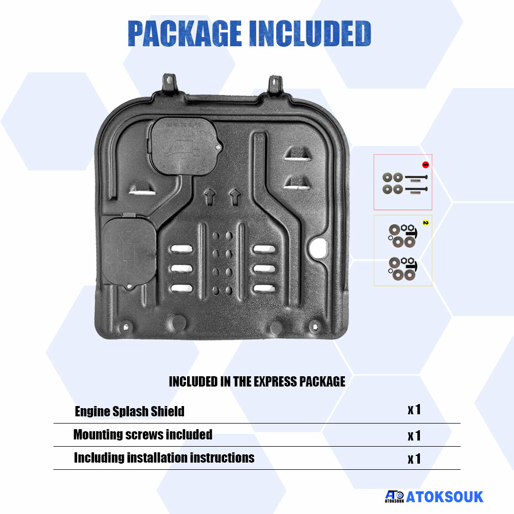 Thick Engine Splash Shield For Hyundai Elantra 2021-2024 Front Engine Guard Hard