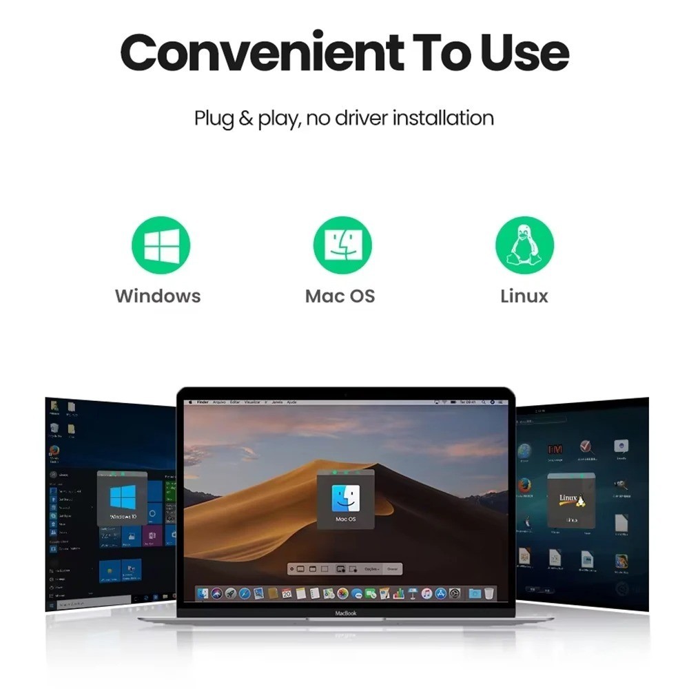 USB C 8-in-1 Card Reader Multi-functional Card Reader Support SD/TF/CF/MS Card