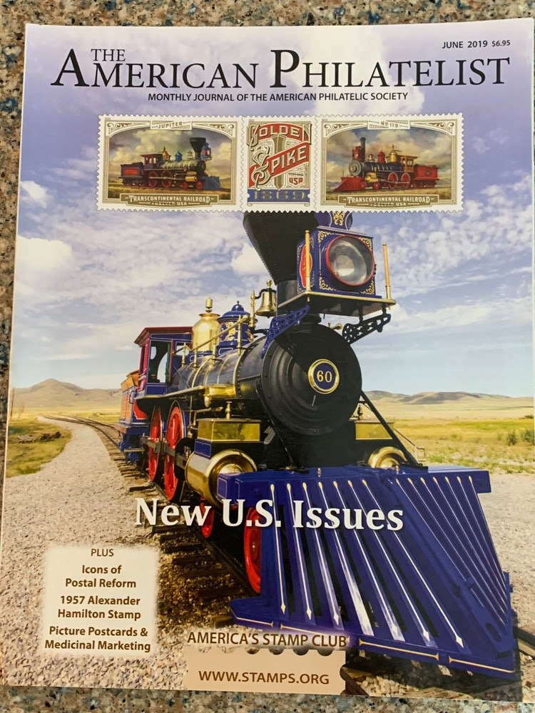 American Philatelist Magazine  2019, June