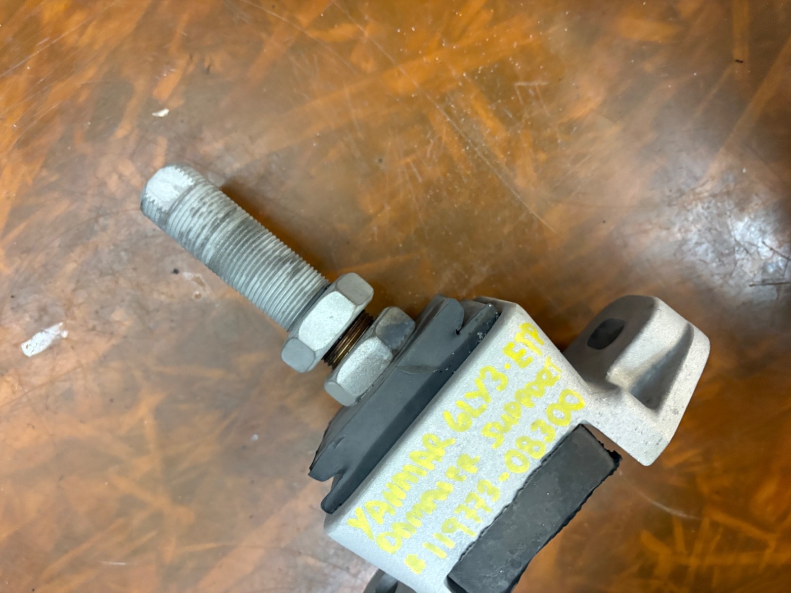 YANMAR 6LY3-ETP VIBRATION DAMPNER FLEXABLE MOUNTING SUPPORT #119773-08300...